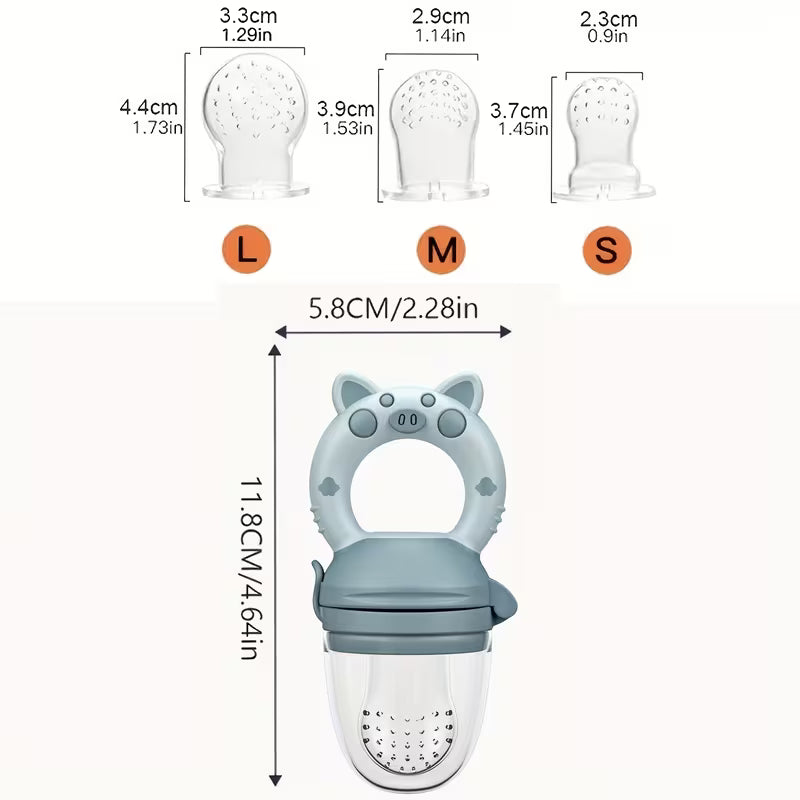 NetGoods Safe Self Feeding Baby Fruit Feeder